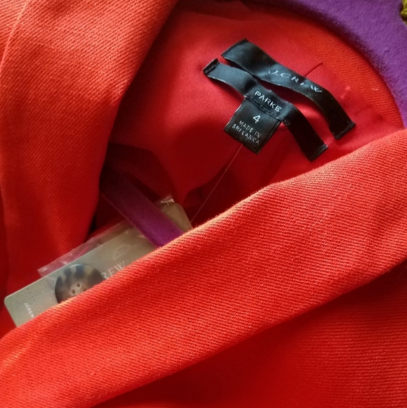 J.Crew. Red Linen Blazer. New with Tags - Picture 9 of 9